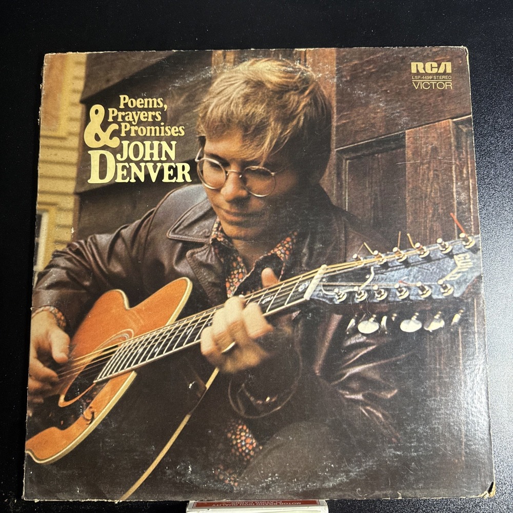 John Denver POEMS PRAYERS AND PROMISES LP LSP-4499 Vinyl EX/VG